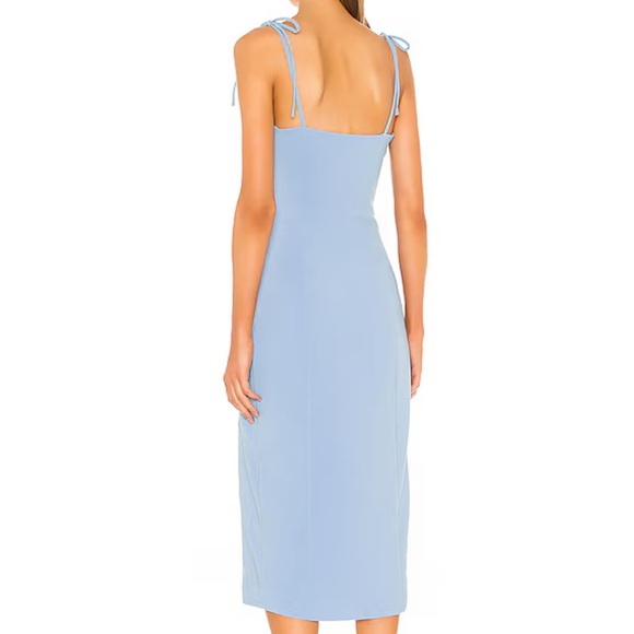 Camila Coelho Aaliyah Midi Dress in Periwinkle Blue - Picture 2 of 5